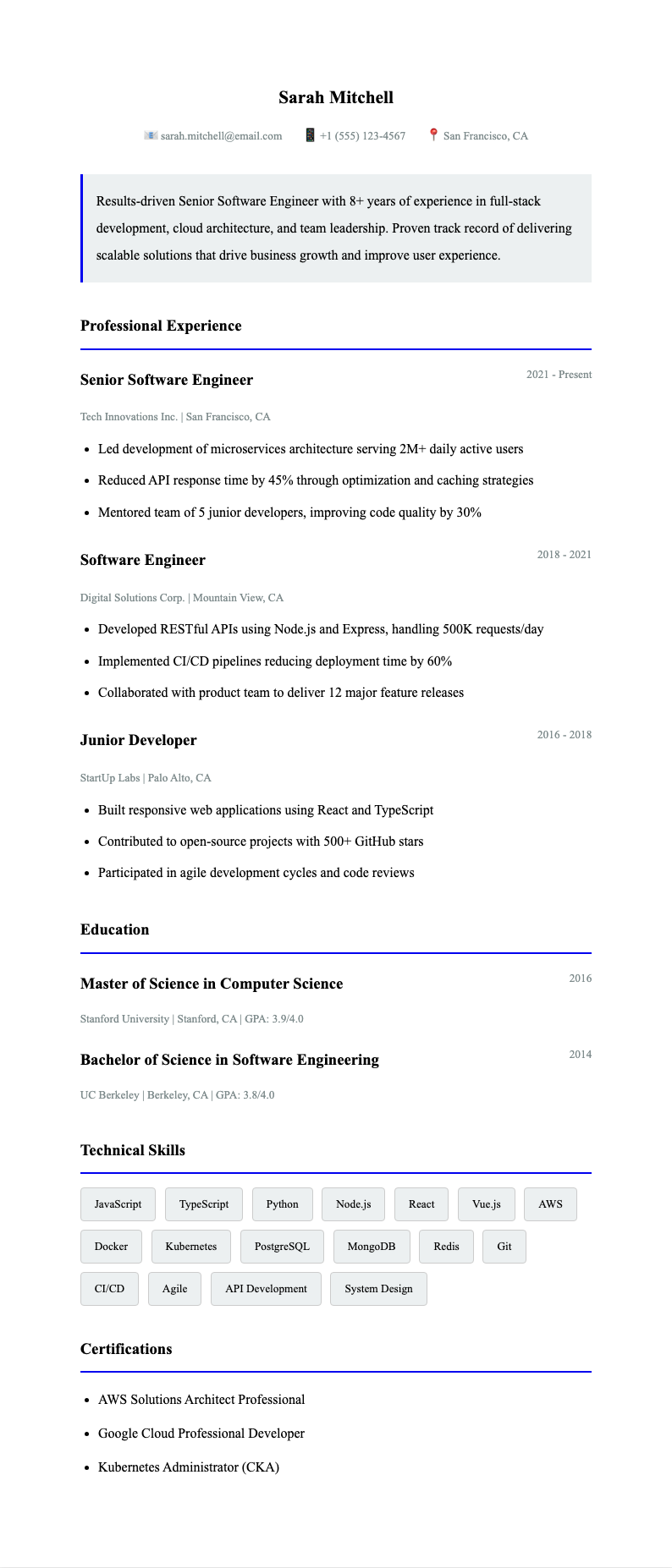 Academic thesis resume